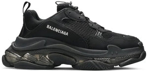 2021 Balenciaga Triple S Sneaker Clear Sole - Black image 0