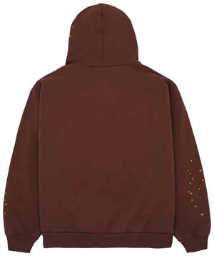 Sp5der Web Hoodie Brown image 1