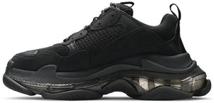 2021 Balenciaga Triple S Sneaker Clear Sole - Black image 1