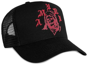 Amiri Reaper Trucker Hat 'Black/Red' image 0