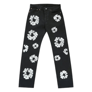 Denim Tears x Levi's 501 Jeans ‘The Cotton Wreath’ Black image 0