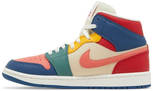 Women’s Jordan 1 Mid SE Multi Color 2022 image 1