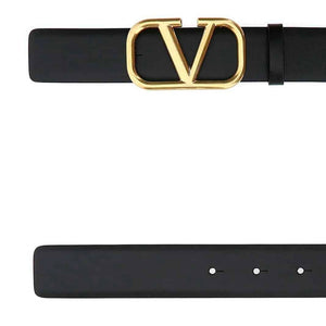 Valentino Garavani VLOGO reversible leather belt image 3