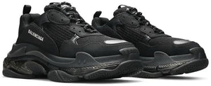 2021 Balenciaga Triple S Sneaker Clear Sole - Black image 2