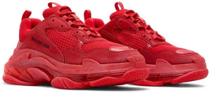 Balenciaga Triple S Sneaker Clear Sole Red image 2