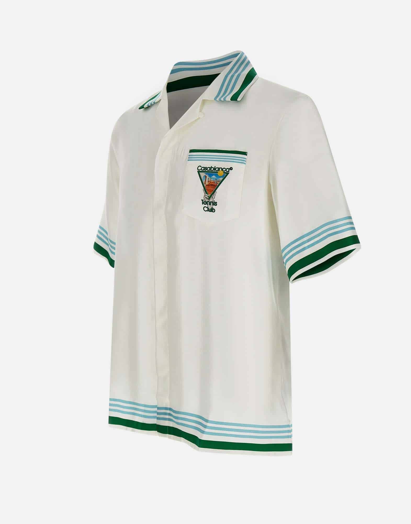 Casablanca Metaphysical Tennis Icon silk shirt image 2