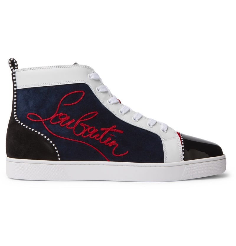 Christian Louboutin Louis Flat High Logo Print image 1