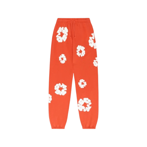Denim Tears Sweatpants 'The Cotton Wreath' Orange image 0
