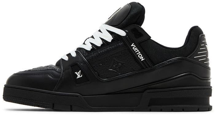 Louis Vuitton Trainer 'Embossed Monogram - Black image 1