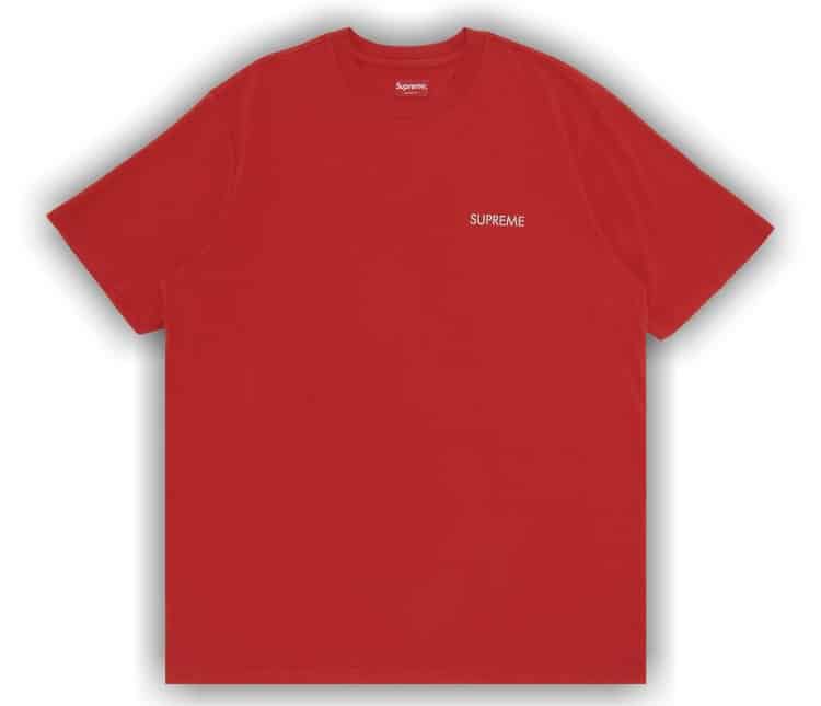 Supreme NYC Tee Red image 0