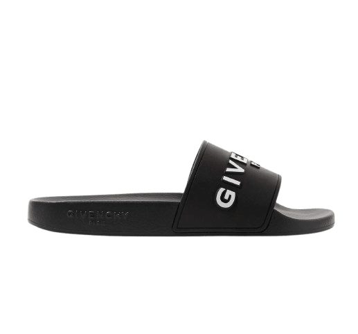 GIVENCHY Logo-print rubber slides image 0