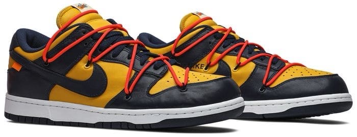 Nike Off-White x Dunk Low 'University Gold image 2