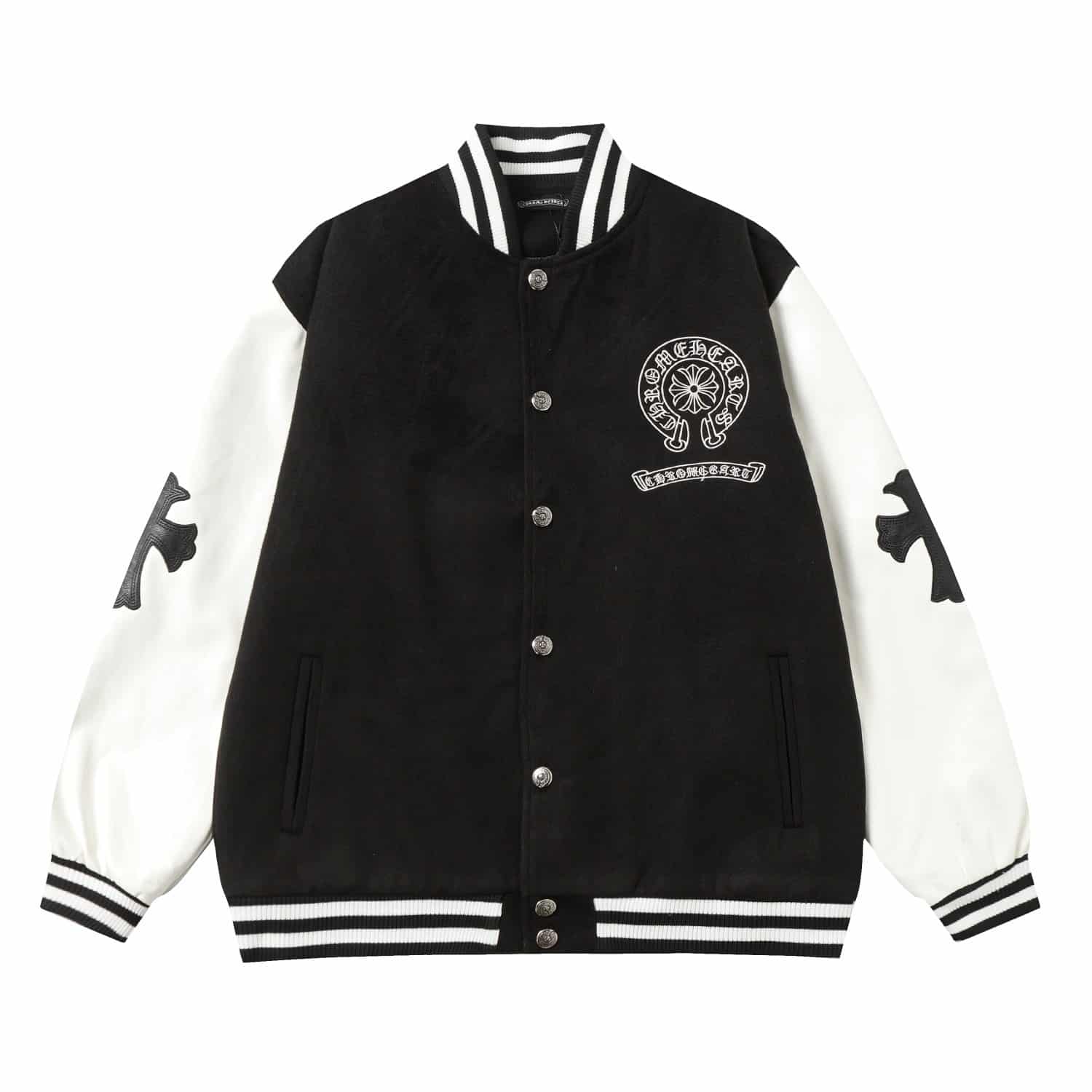 Horse Shoe Embroided Logo Varsity Jacket , Chrome Hearts image 0