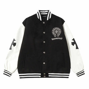 Horse Shoe Embroided Logo Varsity Jacket , Chrome Hearts image 0