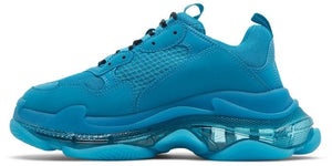 Balenciaga Triple S Sneaker Clear Sole - Blue image 1