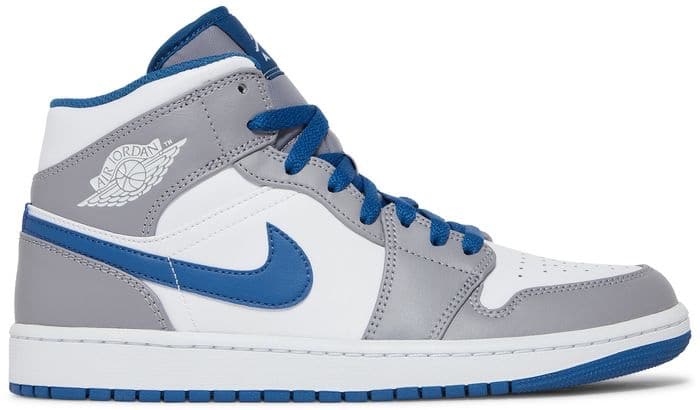 Air Jordan 1 Mid Cement True Blue image 0