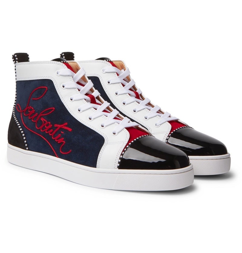 Christian Louboutin Louis Flat High Logo Print image 2
