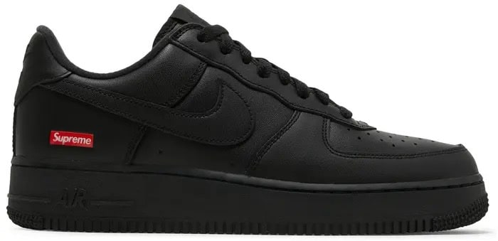 Nike Air Force 1 Low SP x Supreme 'Box Logo' Black image 0