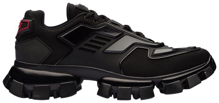 Prada Cloudbust Thunder Knit 'Black Red' image 0