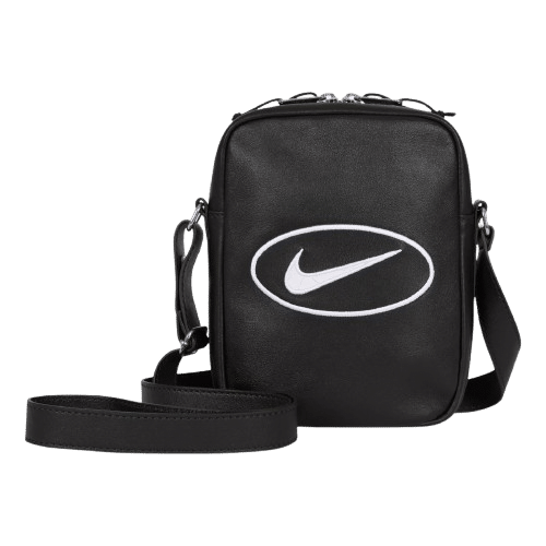 Supreme x Nike Leather Shoulder Bag Black (SS25) HJ7964-045 image 0