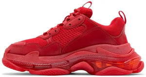 Balenciaga Triple S Sneaker Clear Sole Red image 1
