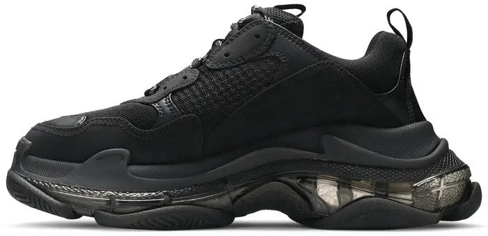 2021 Balenciaga Triple S Sneaker Clear Sole - Black image 1