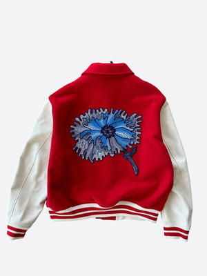 Louis Vuitton Yayoi Kusama Red &amp; White Varsity Jacket image 1
