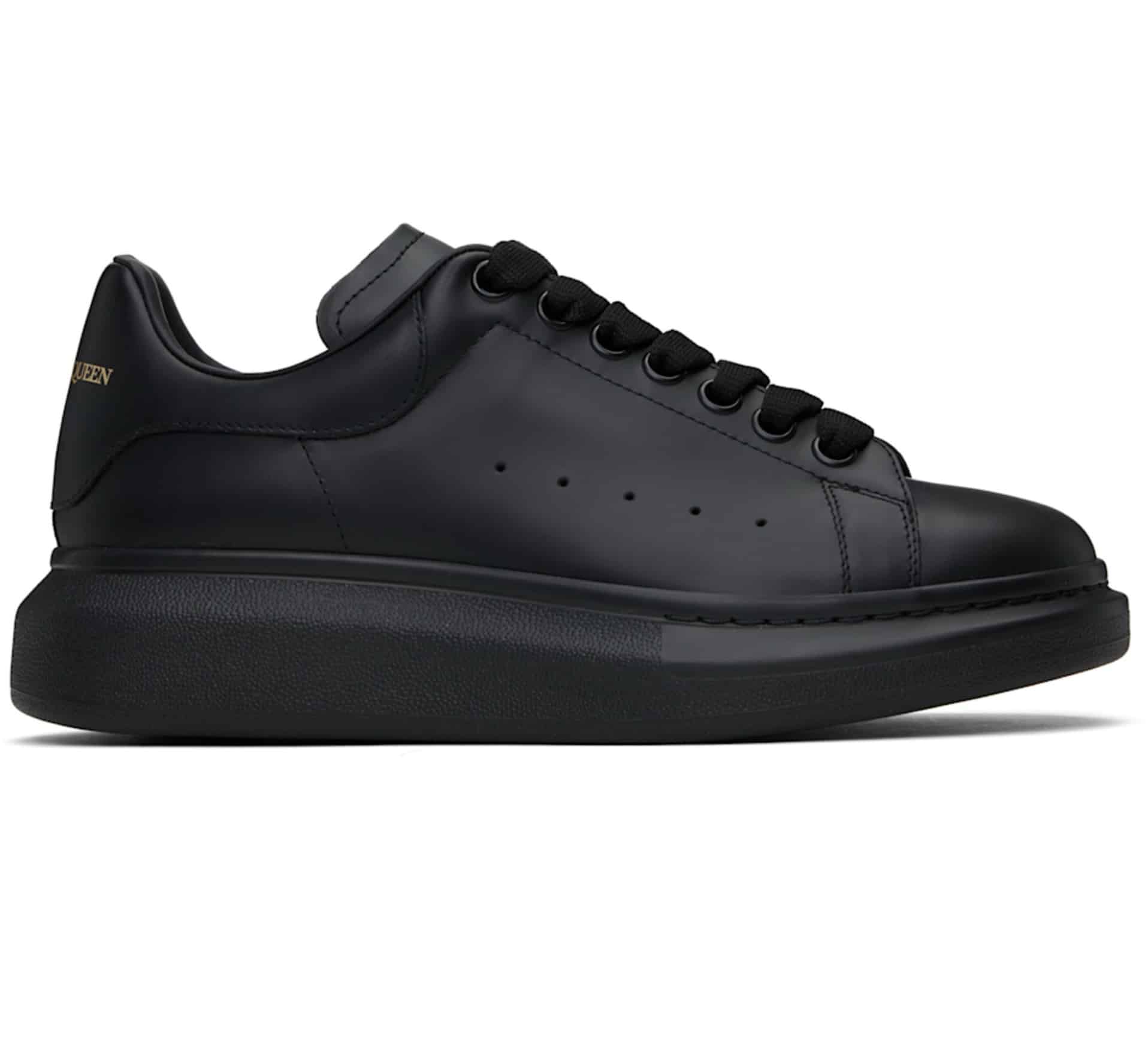 MCQUEEN Black Oversized Sneakers image 0