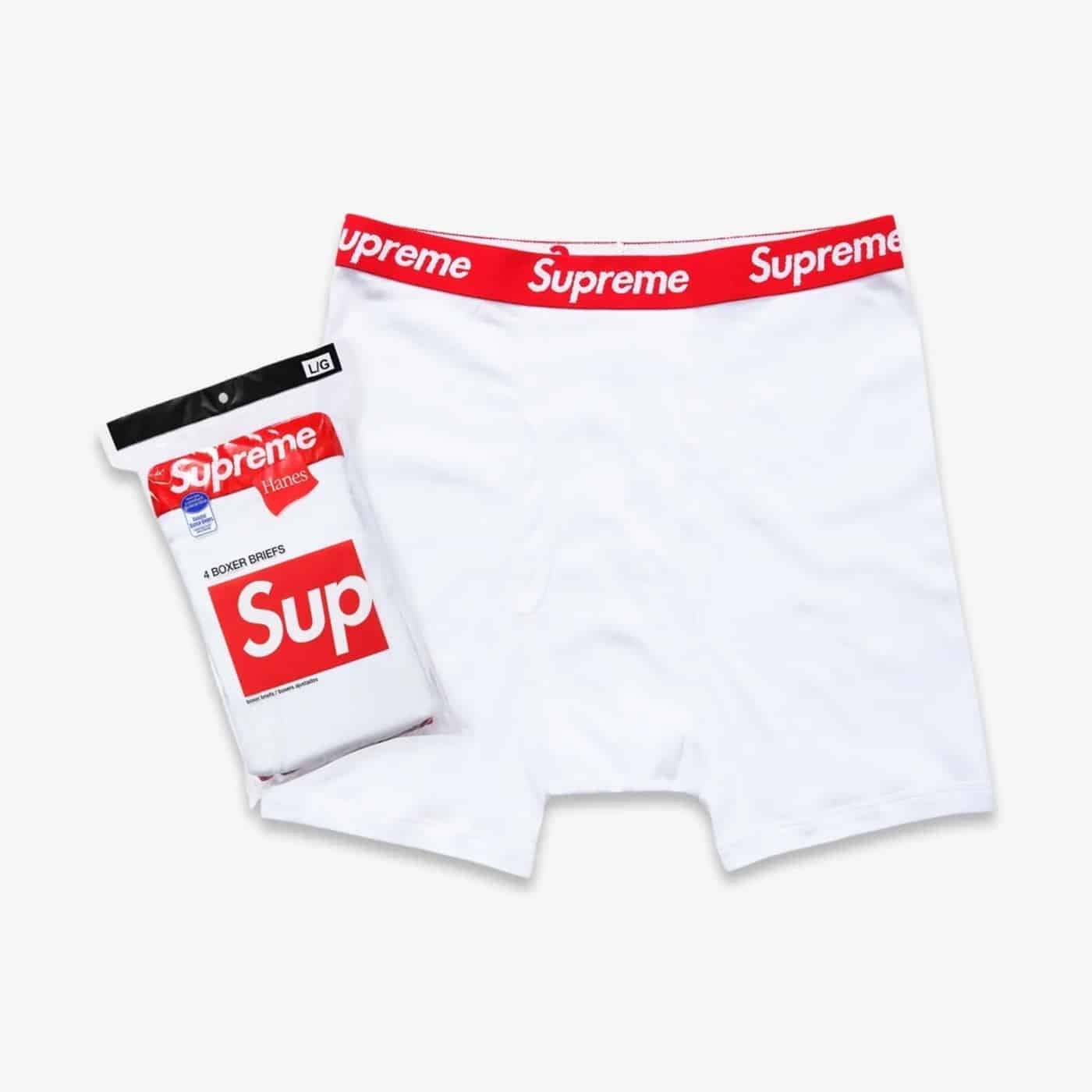 Supreme x Hanes Boxer Briefs (4 Pack) - L image