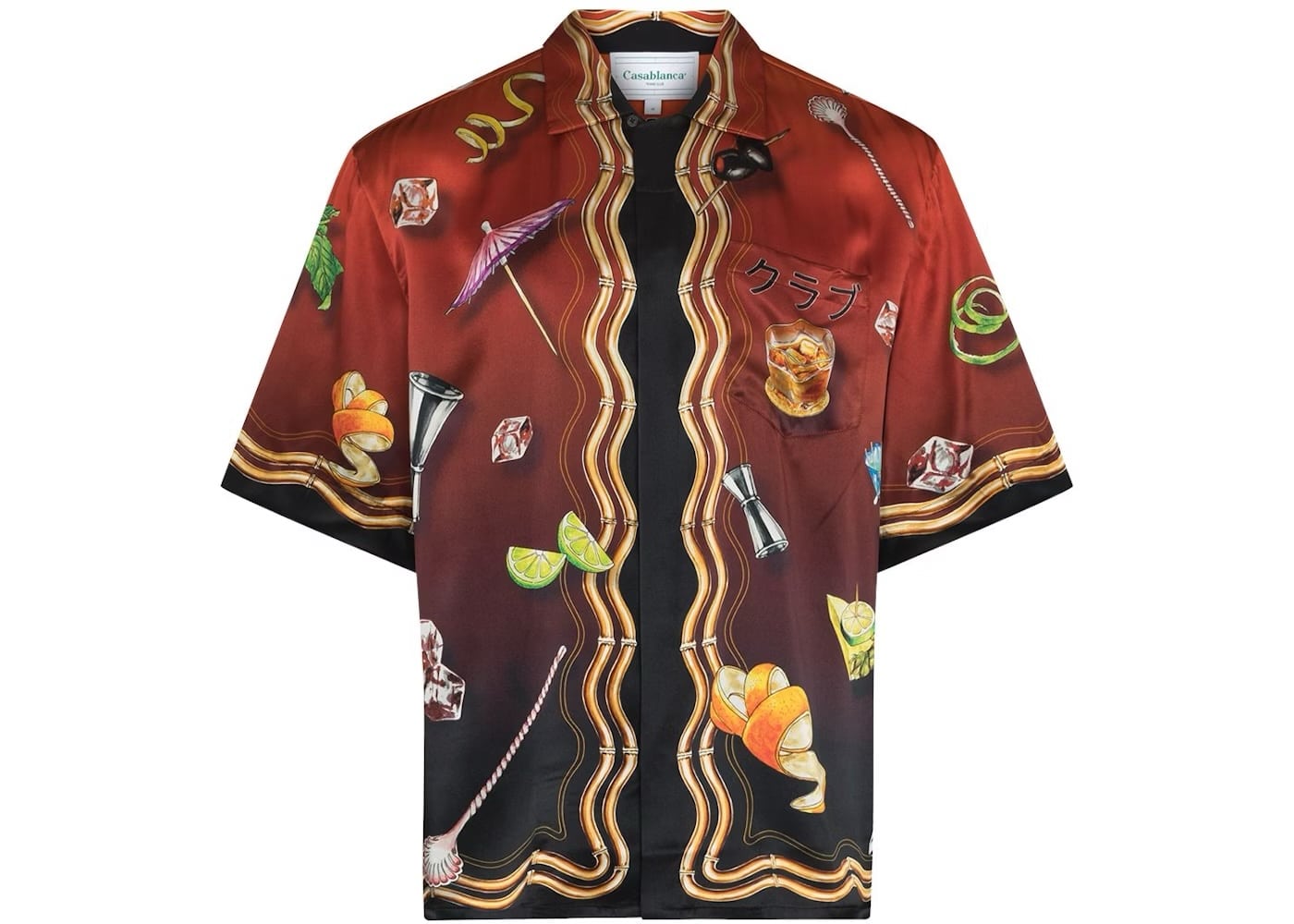 Casablanca Club Sunset Short Sleeve
Silk Shirt image 0