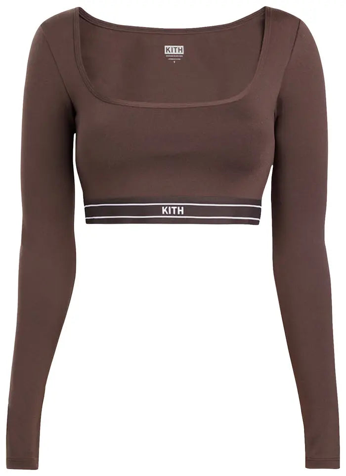Kith Women Nico Scoop Active Top Cacao