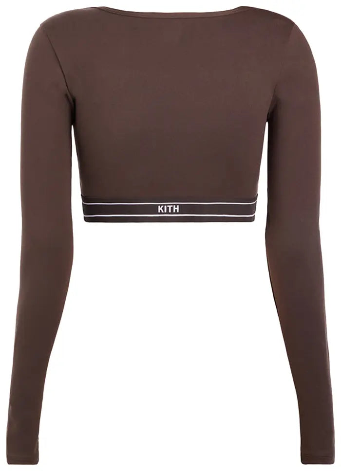 Kith Women Nico Scoop Active Top Cacao