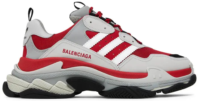 Adidas x Balenciaga Triple S Sneaker Red Grey