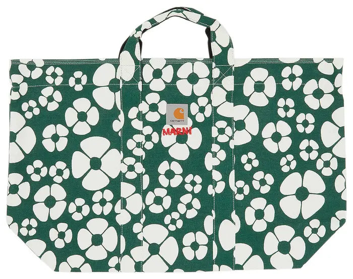 Marni x Carhartt WIP Women's Tote Bag Forest Green/Stone White