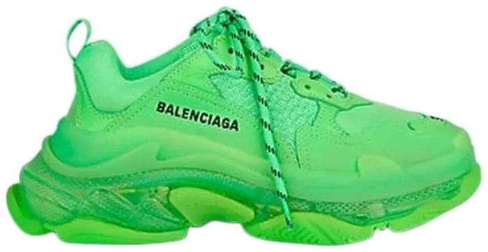 Balenciaga Triple S Sneaker Fluorescent Green image 0
