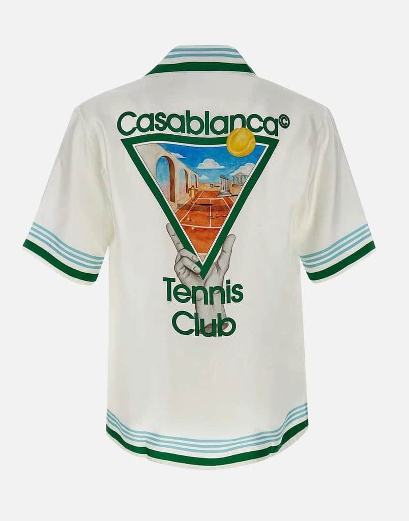 Casablanca Metaphysical Tennis Icon silk shirt image 3