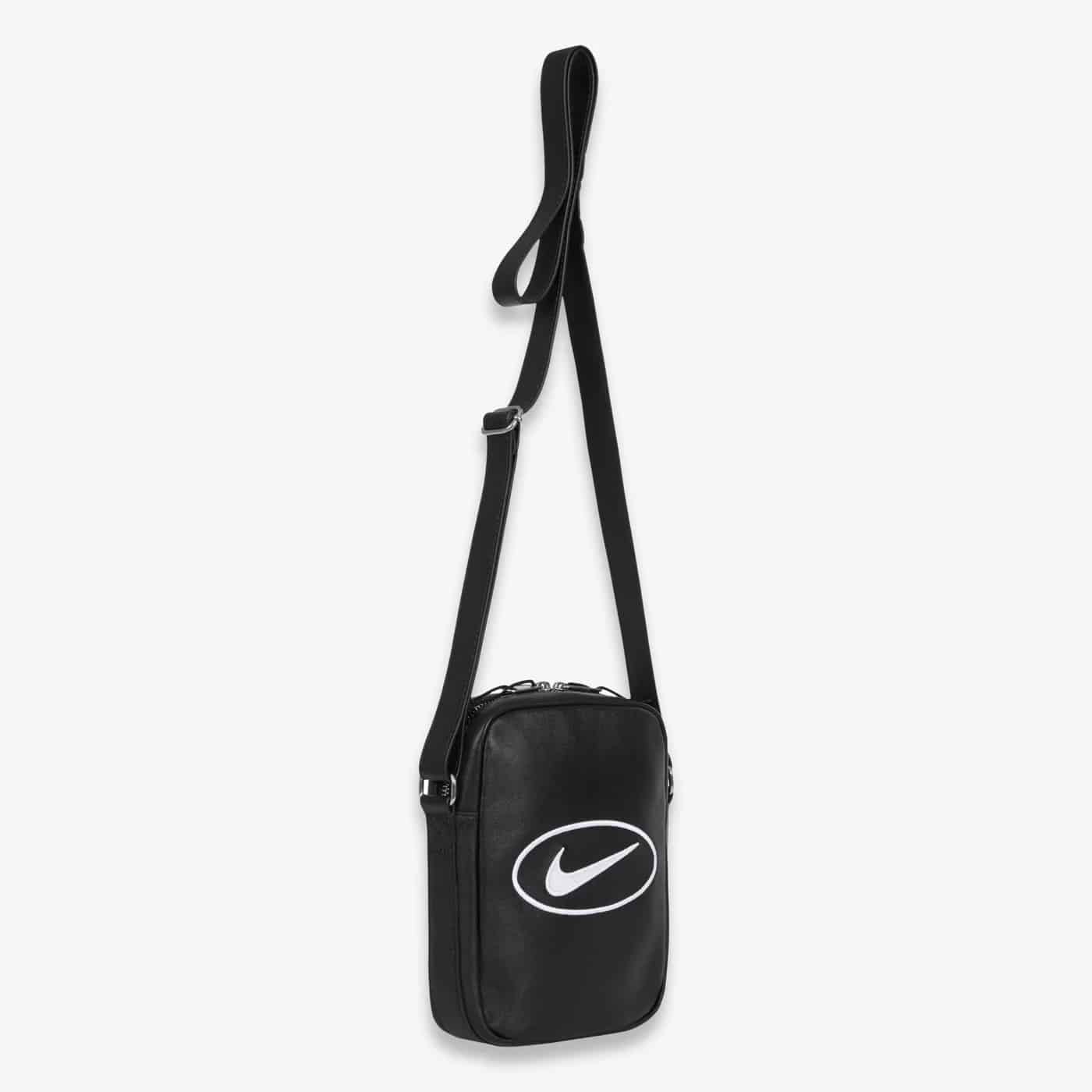 Supreme x Nike Leather Shoulder Bag Black (SS25) HJ7964-045 image 1