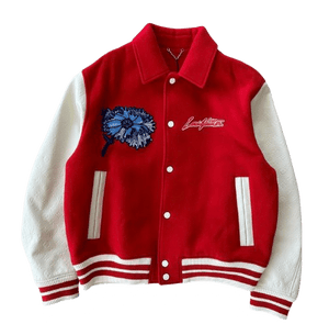 Louis Vuitton Yayoi Kusama Red &amp; White Varsity Jacket image 0