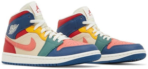 Women’s Jordan 1 Mid SE Multi Color 2022 image 0