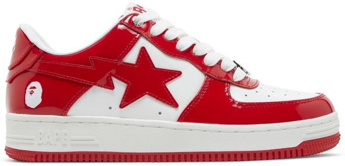 Bapesta #5 'Red' Sneakers image 0