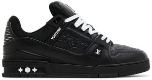 Louis Vuitton Trainer 'Embossed Monogram - Black image 0