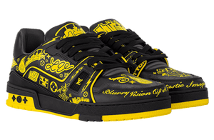 Louis Vuitton LV Trainer Black / Yellow image 1