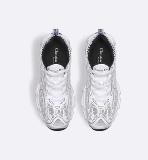 Women’s Dior Vibe Sneaker White Mesh Printed with Dior Oblique Motif image 2