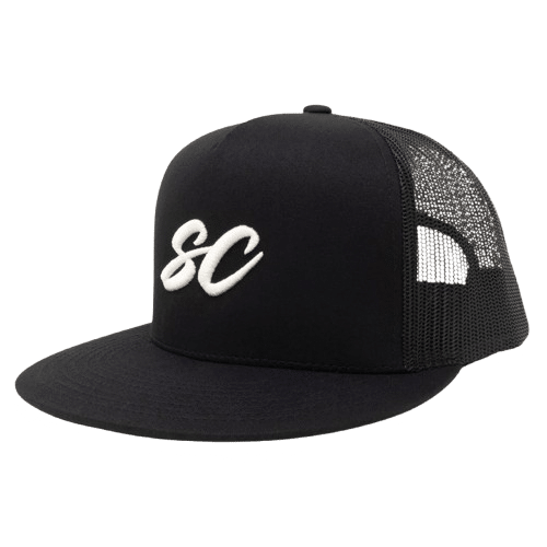 Scopd Trucker Snapback Hat 'SC Logo' Black image 0