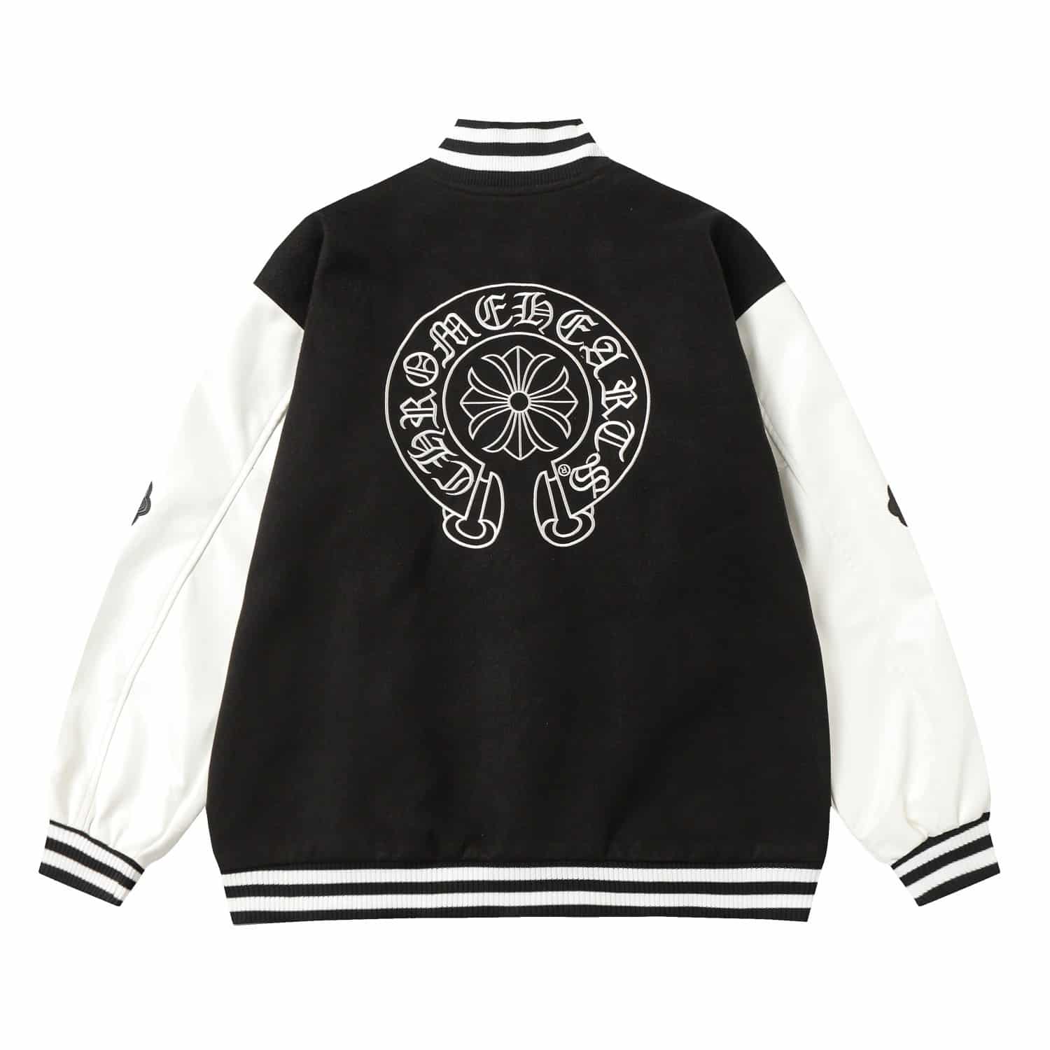 Horse Shoe Embroided Logo Varsity Jacket , Chrome Hearts image 1