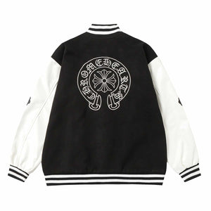 Horse Shoe Embroided Logo Varsity Jacket , Chrome Hearts image 1