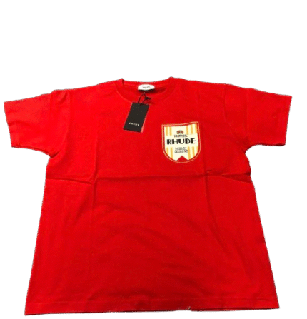 NWT RHUDE MONT-BLANC HOTEL TEE VINTAGE BLACK