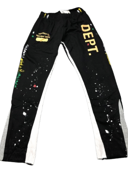 Gallery Dept. Ink Painted Flare Black Sweatpants S Dept. de la GALERIE