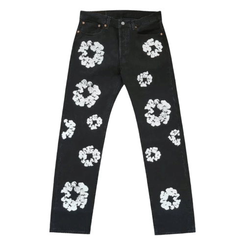 Denim Tears x Levi's 501 Jeans The Cotton Wreath Black