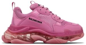 Balenciaga Wmns Triple S Clear Sole - Pink